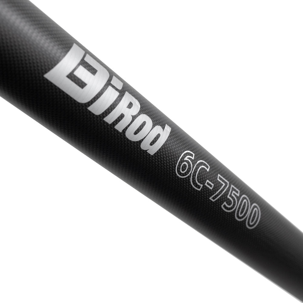 Bi Rod 6C-7500 ロッド中央部にプリントされた商品ロゴのクローズアップ